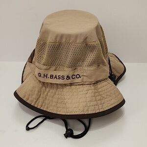 G.H.Bass & Co. Womens/Unisex Beige Explore Hat Camping Fishing Outdoor One Size